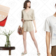 Lunette Passport Pouch, $20 | Crescent Reclaimed Shelf, $20 | Dahl Romper, $70 | Souvenir Tee, $20